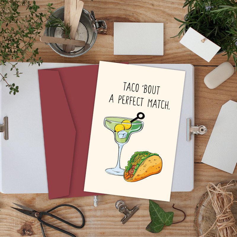 Birthday And Holiday Greeting Card With Envelope Text Card Gift