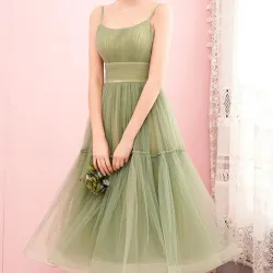 green summer dress